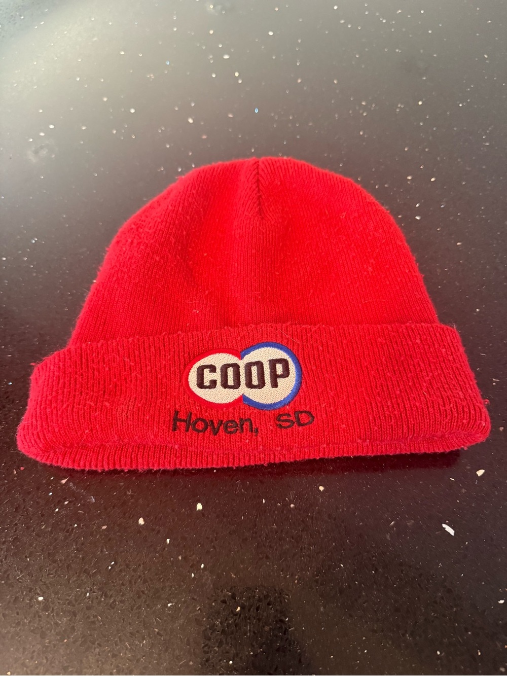 COOP Hoven South Dakota Red Knit Beanie
